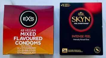 Набор Skyn ​​Intense Feel 36 шт. - EXS Mixed Flavoured 48 шт. SOS3070 фото