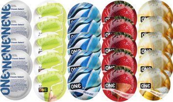 Набор с 25 шт ONE Classic Select + ONE Color + ONE Fresh Mint + ONE Chocolate Strawberry + ONE Banana Split SOS8280 фото