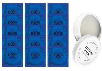 Комплект EXS Cooling 15 шт + Bijoux Indiscrets Sexting Balm SOS14546 фото