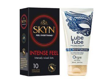 SKYN Intense Feel 10 шт та Лубрикант ORGIE Lube Tube Xtra, 150 мл SOS881 фото