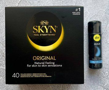 Комплект SKYN Original 40 шт - Лубрикант pjur Aqua 30 мл SOS2657 фото