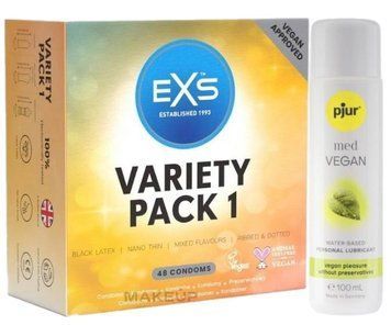 Набор EXS Variety pack 1 (48 шт) + pjur MED Vegan Glide 100 мл SOS13428 фото
