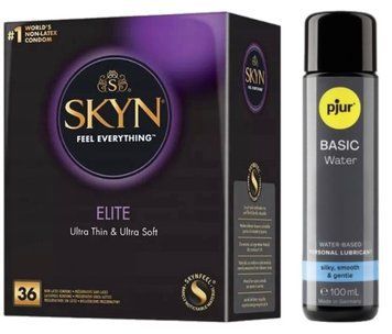 Комплект Skyn ​​Elite 36 шт + pjur Basic Waterbased 100 мл SOS13328 фото