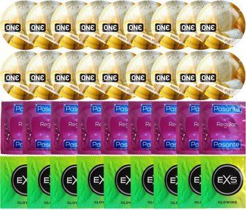 Набор 36 шт ONE Banana Split + Pasante Regular + EXS Glow in the Dark SOS7573 фото