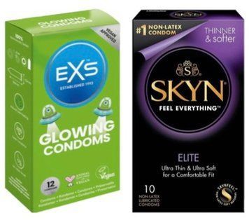 Набір з SKYN Elite 10 шт + EXS Glowing 12 штук SOS7854 фото