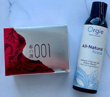 Комплект OLO Red Silver 10 шт. + Лубрикант ALL-NATURAL Acqua, 150 мл Orgie SOS3862 фото
