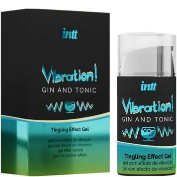 Рідкий вібратор Intt Vibration Gin Tonic, 15 мл ST22 фото