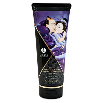 Їстівний масажний крем Shunga Kissable Massage Cream - Exotic Fruits (200 мл) SO2505 фото