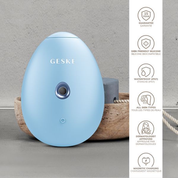 Электронный освежитель для увлажнения лица GESKE Facial Hydration Refresher 4в1 aquamarine HB0171 фото