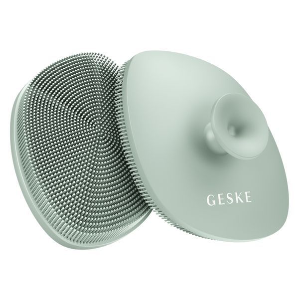 Щетка для лица GESKE Facial Brush 4в1 с держателем green HB0063 фото