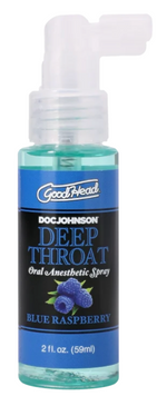 Спрей для глибокого мінету Doc Johnson GoodHead DeepThroat Spray - Blue Raspberry 59 мл  SO9854 фото