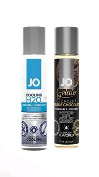 Набор лубрикантов System JO H2O COOLING (30 мл) + System JO Double Chocolate (30 мл) LB71 фото