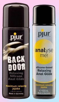 Набор лубрикантов pjur backdoor anal Relaxing jojoba silicone 30 мл + pjur analyse me! Relaxing jojoba silicone 100 мл LB672 фото
