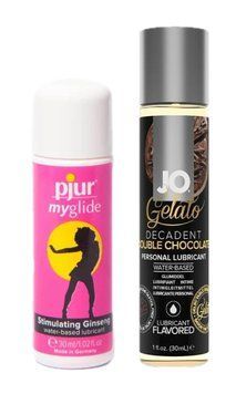 Набор лубрикантов pjur my glide 30 мл + System Double Chocolate (30 мл) LB134 фото