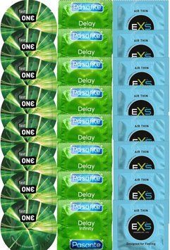Набор 24 шт One Glowing Pleasures + Delay Infinity + EXS Air Thin SOS7326 фото