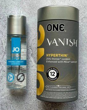 Набір ONE Vanish 12 шт + Лубрикант System JO H2O ORIGINAL (60 мл)  SOS2702 фото