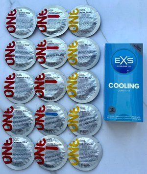 Набор 15 шт ONE Super Studs, Tattoo Touch, Extreme Ribs + EXS Cooling (12 шт.) SOS3913 фото