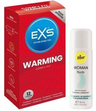 Набор EXS Warming (12 шт) + pjur Woman Nude 30 мл SOS13479 фото
