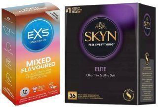 Набор с SKYN Elite (36 шт) + EXS Mixed Flavoured 12 шт. SOS8004 фото