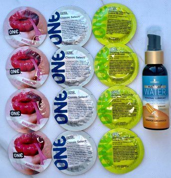 Набор 12 шт ONE Classic, Flavor Waves, Glowing Pleasures + Sensuva Natural Water-Based Orange Creamsicle(57 мл) SOS3963 фото