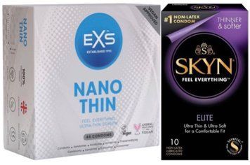 Набір з SKYN Elite 10 шт + EXS NANO THIN 48 шт. SOS7855 фото