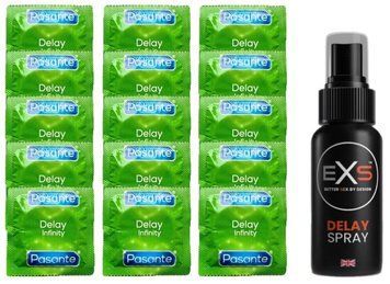 Комплект: Pasante Delay 15 шт + Пролонгатор EXS Delay Spray 50 мл SOS11084 фото