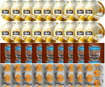 Набор 36 шт ONE Banana Split + Pasante Chocolate + EXS Delay SOS7736 фото