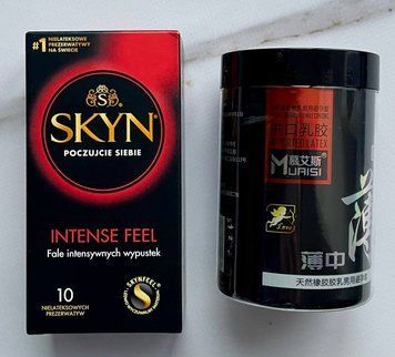 Набор SKYN Intense Feel 10 шт + Muaisi 0.02 мм Black 12 шт SOS2752 фото