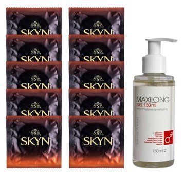Комплект Skyn Warming 10 шт + Lovely Lovers MAXILONG Gel (150 мл) SOS14447 фото