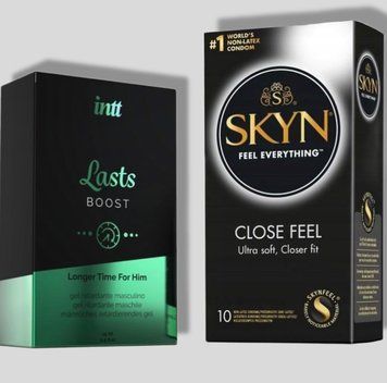 SKYN Close Feel 10 шт + Пролонгатор Intt Lasts (15 мл) SOS4944 фото