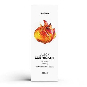 Лубрикант на водной основе согревающий Satisfyer Juicy Lubricant Warm Wave water based 300 мл SX2715 фото