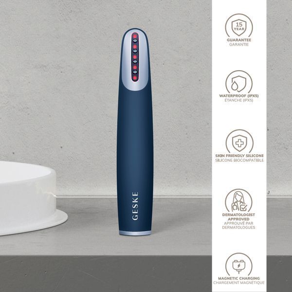 Устройство для укрепления и тонизации кожи лица GESKE Skin Firming Wand 7в1 midnight HB0431 фото