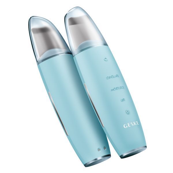 Микротоковый скраббер для кожи и устранение черных точек GESKE MicroCurrent Skin Scrubber&Blackhead Remover 9в1 turquoise HB0147 фото