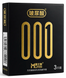 Премиальные презервативы Muaisi 001 Black с гиалуроновой кислотой (3 шт) MI10 фото 1
