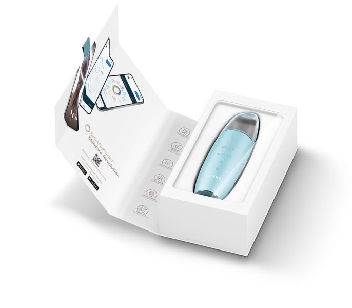 Микротоковый скраббер для кожи и устранение черных точек GESKE MicroCurrent Skin Scrubber&Blackhead Remover 9в1 turquoise HB0147 фото