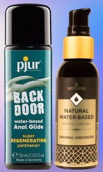 Набор лубрикантов pjur backdoor Regenerating 30 мл + Sensuva &mdash; Natural Water-Based (57 мл) LB453 фото