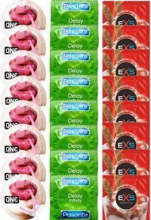 Набор 24 шт ONE Bubblegum + Delay Infinity + EXS STRAWBERRY SUNDAE SOS7475 фото