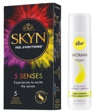 Комплект SKYN 5 Senses + Pjur Woman Vegan 100 мл SOS13131 фото