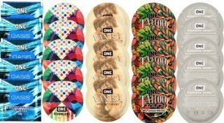 Набор из 25 шт One Oasis Premium + ONE Ribs + ONE Vanish + ONETattoo + ONE Dome SOS8433 фото