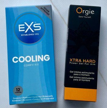 Комплект EXS Cooling 12 шт &ndash; Гель для стимуляции Orgie Xtra Hard Power Gel For Him, 50 мл SOS3622 фото