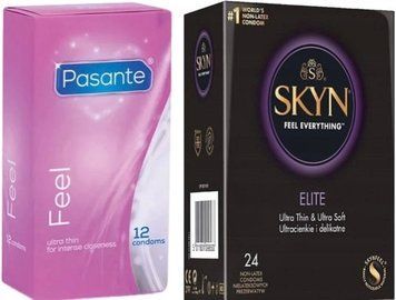 Набір з SKYN Elite, 24 шт + Pasante Sensitive Feel (12 шт)  SOS8055 фото