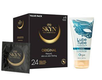 SKYN ORIGINAL, 24 шт и Лубрикант ORGIE LUBE TUBE COOL 150 ml SOS975 фото