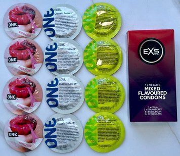 Набор 12 шт ONE Classic, Flavor Waves, Glowing Pleasures + EXS Mixed Flavored (12 шт.) SOS3964 фото