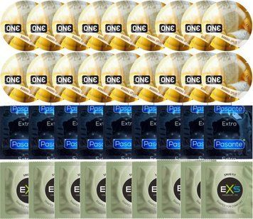 Набор 36 шт ONE ONE Banana Split + Pasante Extra Safe + EXS Snug Fit SOS7525 фото