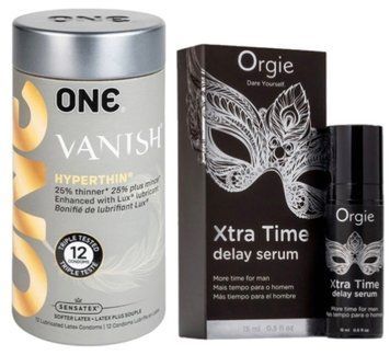 Набор из 12 шт ONE Vanish + Пролонгатор Orgie Xtra Time Delay Serum, 15 мл SOS9207 фото