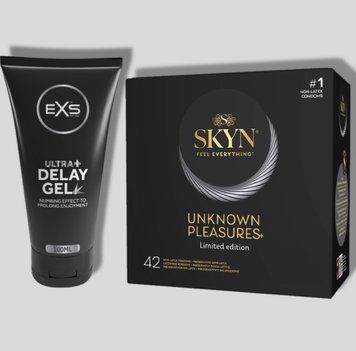 SKYN 42 Pleasures 42 шт + Пролонгатор EXS Delay Gel Ultra+ 100ml SOS4994 фото