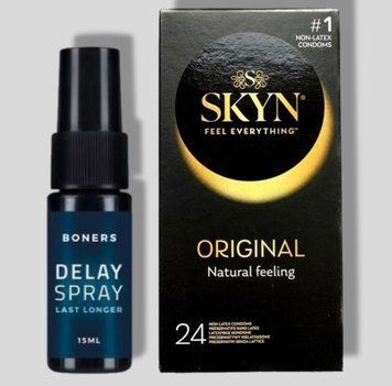 SKYN Original, 24 шт + Boners Delay Spray SOS5528 фото