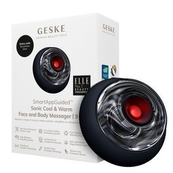 Массажер для лица и тела GESKE Sonic Cool&Warm Face and Body Massager 9в1 black HB0275 фото