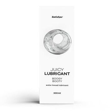 Анальная смазка на водной основе Satisfyer Juicy Lubricant Boogy Booty water based 300 мл SX2717 фото