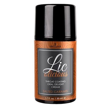 Гель для мінету Sensuva - Lic-o-licious Salted Caramel (50 мл), оліїстий, без цукру SO3201 фото